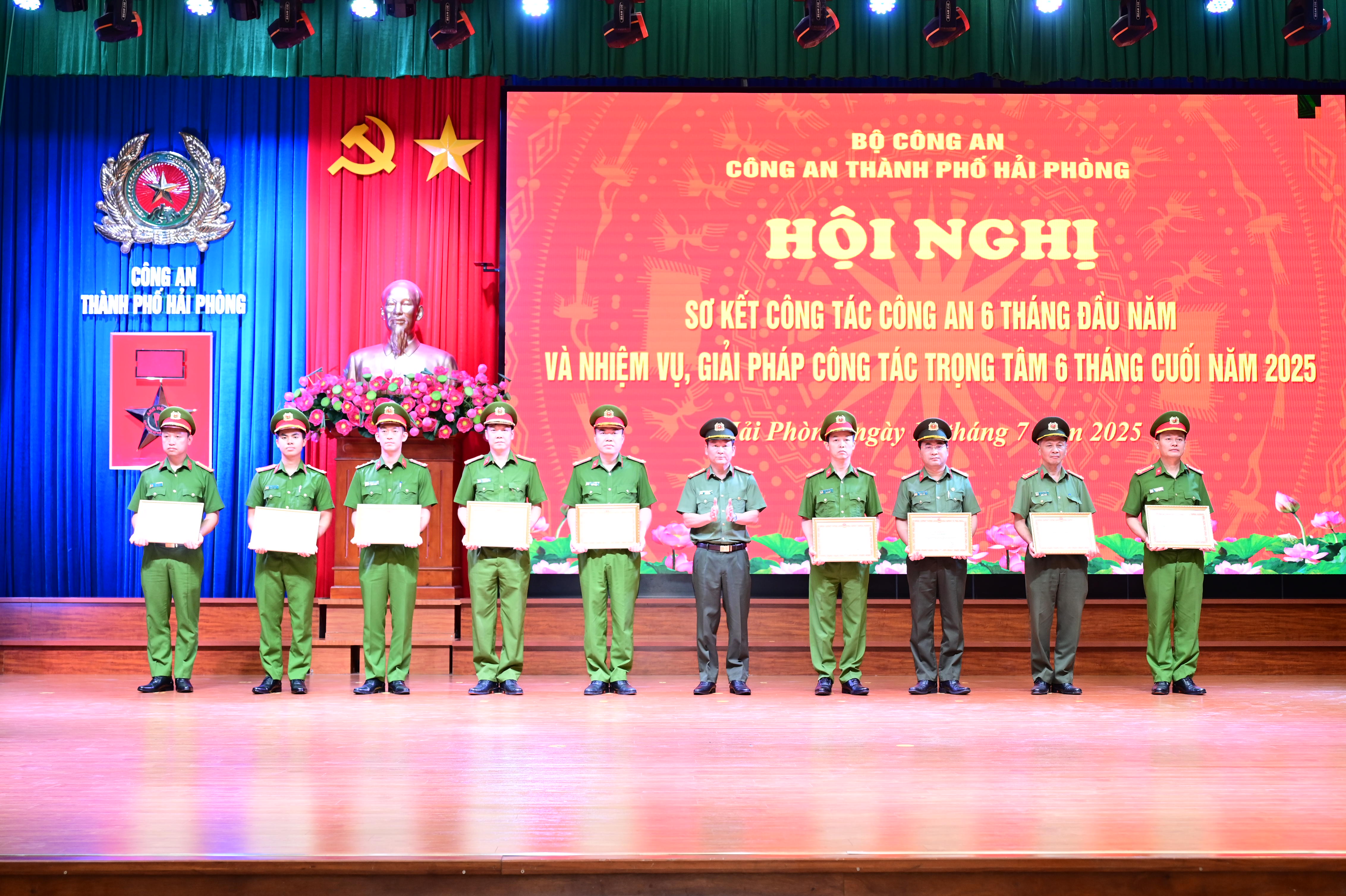 Công an thành phố  triển khai 9 nhiệm vụ, giải pháp công tác trọng tâm  6 tháng cuối năm 2025